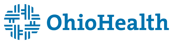 OhioHealth logo: blue circular emblem to the left of the blue 'OhioHealth' wordmark.